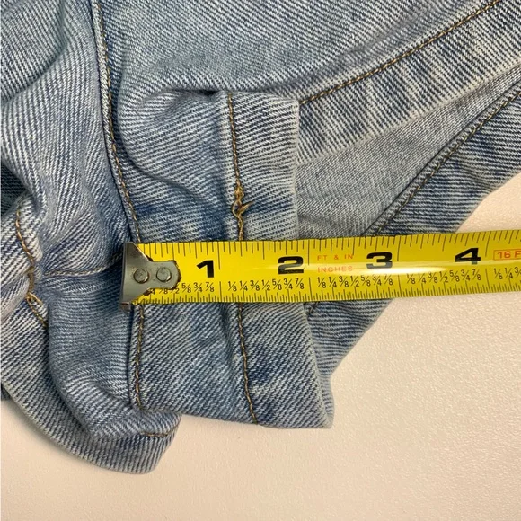 PacSun Women’s Paperbag Waist High Rise Mom Shorts Size M Medium - Picture 7 of 11